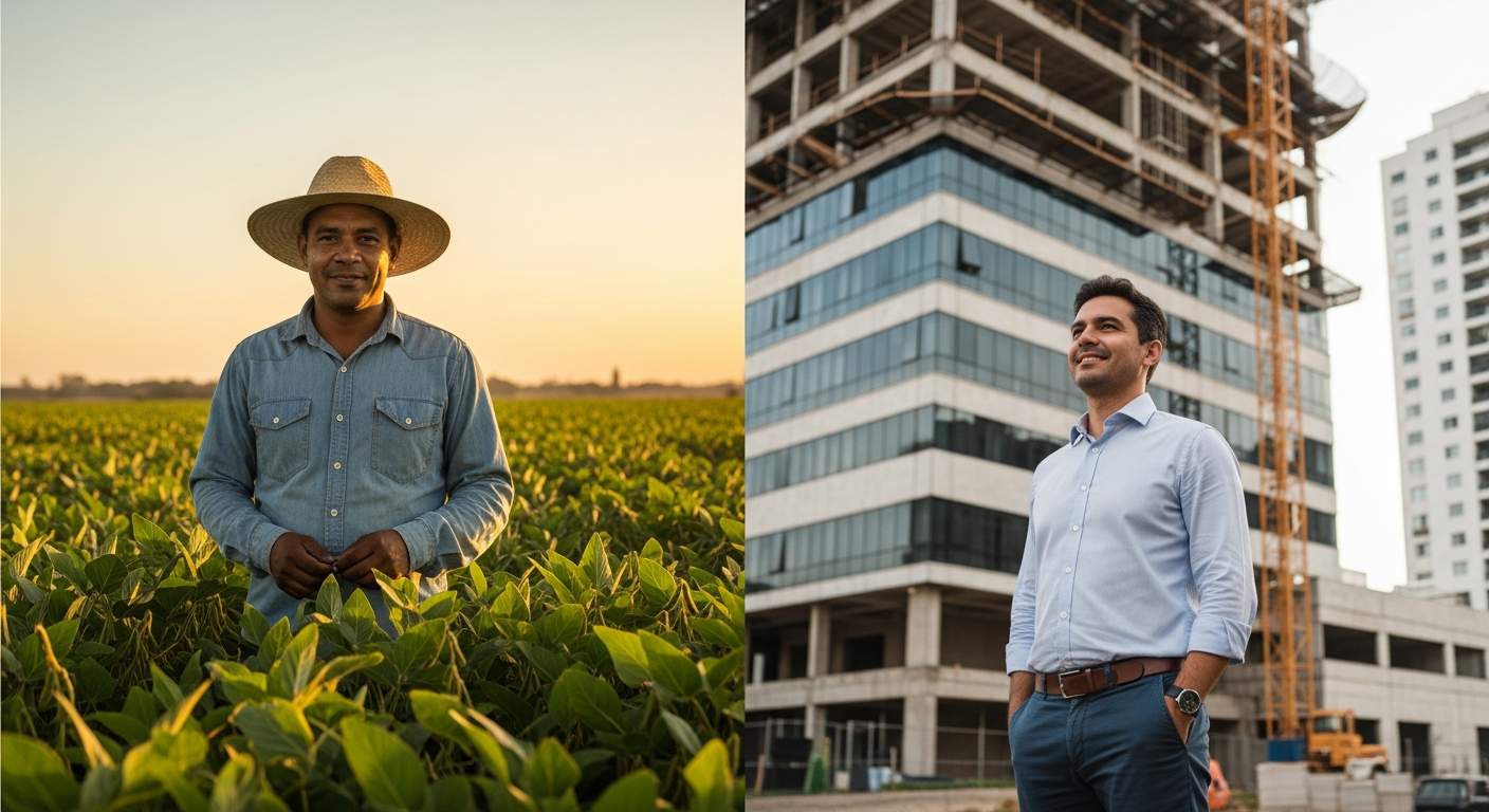 Produtor rural e empresário urbano brasileiros — especialização bancária por setor de atuação