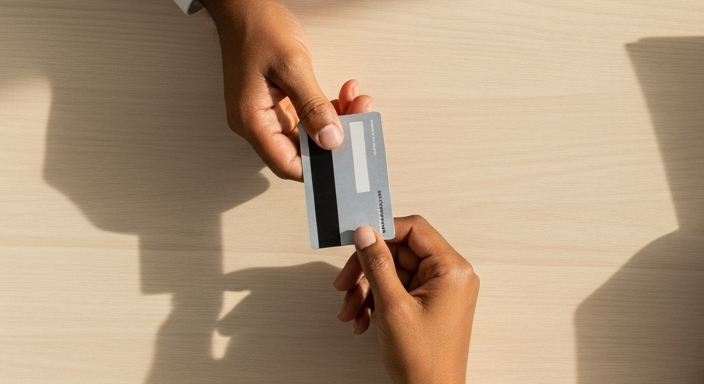 Comparação entre cartão bancário e contrato de consórcio sobre mesa — consórcio x financiamento